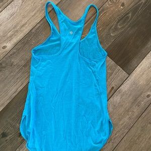 Lululemon Athletica blue tank top